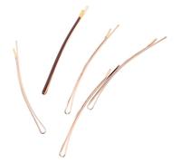 CIYODO 5piezas Clip de Pato Horquillas de Metal para Mujeres Pinzas Planas Marrones Antideslizante para Flequillo y Recogidos Accesorios de Peinado para Niñas