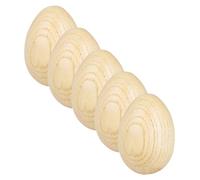 CIYODO 5piezas Maracas De Madera Para Niño Niña Juguete Musical Educativo De Percusión Sano y Duradero Para Desarrollo Auditivo y Visual Infantil