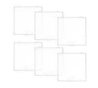 CIYODO 6 Piezas Caja de Almacenamiento para Especímenes de Mariposas Contenedor de Plástico Transparente con Bisagra Pequeño Estuche de Exhibición para Colección de Insectos y Recuerdos