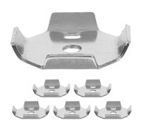 CIYODO 6 Piezas de Soportes de Acero Inoxidable para Toallero de Baño Base Espaciadora, Protección de Pared y Optimización de Espacio para Barra de Toalla