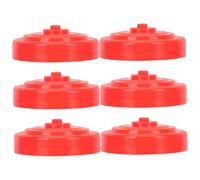 CIYODO 6 Piezas Del Termómetro Protector Alimento Termómetro De Cocina De Carne Digital Interrogatorio De Termometro De Cocina Gel De Sílice Rojo