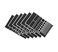 CIYODO 6 Piezas Pegatinas Bloqueadoras de Luz LED Negras Adhesivos Atenuadores para Routers y Dispositivos Electrónicos Reducción de Deslumbramiento para Sueño Cómodo Energético y Fácil