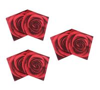 CIYODO 60 Hojas servilleta de fiesta servilletas de papel Servilletas de calidad - Decoración de fiesta - Decoración de mesa servilleta para fiesta toalla de papel rojo