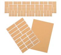 CIYODO 600 Piezas Etiquetas Adhesivas Imprimibles en Blanco 7,6X2,5 CM y 5X2,5 CM, Autoadhesivas Kraft para Botellas de Aceites Esenciales, Frascos y Almacenamiento de Alimentos, 600