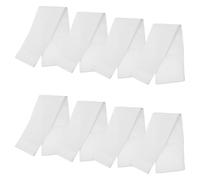 CIYODO 8 Piezas Brazaletes Blancos Resistentes para Fútbol y Eventos al Aire Brazaletes Multifuncionales para Coordinación y Liderazgo Equipos