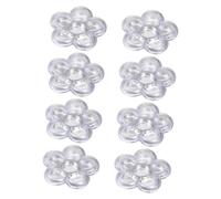 CIYODO 8 Piezas Caja de Subenvases de Maquillaje con Compartimentos Forma de Flor para Sombras Labiales y Correctores Organizador Compacto y Portátil