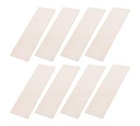 CIYODO 8 Piezas de Placa en Blanco de Madera Rectangular para Manualidades, Duradera y Compatible Diversas Técnicas de Pintura, Adecuado para Dibujo y Grabado