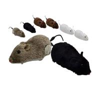 CIYODO 8 Piezas Juguete De Ratón De Cuerda Gato Juguete De Ratones Falsos Ratones Juguetes Juguete De Cuerda para Ratones Ratón Ratón Ratones De Juguete Juguetes De Ratón Felpa