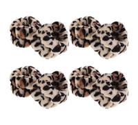 CIYODO 8 Pulseras Absorbentes Elásticas con Estampado de Felino para Lavado Facial y Maquillaje, Hechas de Tejido Agradable y Cómodas para Yoga y Tareas Diarias