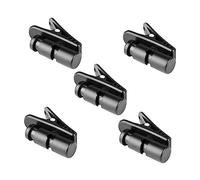 CIYODO Abrazaderas Sujetacables Clip Para Micrófono y Auriculares, 5 Unidades Grandes, Accesorio Práctico Para Fijación De Cables Ropa, Material Abc y Pc, Color De Moda, Uso Diario y Viajes