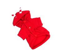 CIYODO Abrigo De Halloween para Perro Sudadera Capucha Temática Diablillo Talla XL Algodón