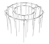 CIYODO Accesorios para Freidora de Aire Soporte para Brochetas de Acero Inoxidable 24 Pinchos para Barbacoa y Parrilla, Adecuado para Asar Carne, Pollo y Mariscos