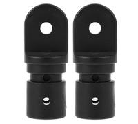 CIYODO Accesorios Toldo Bimini de Nylon Plástico para Barcos Marinos y RV, Tapa del Extremo del Ojo Pequeño Ligera y Ahorradora de Espacio, Paquete de 2 Piezas