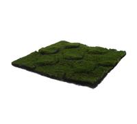 CIYODO Alfombra de Musgo Artificial para Decoración de Terraza y Balcón, Color Verde Vibrante, Material Plástico Resistente, Toque Realista Mantenimiento
