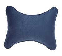 CIYODO Almohada Cervical para Coche Ajustable de Suave Cojín Reposacabezas para Suv Camión y Oficina Diseño Ergonómico Forma de Hueso Azul