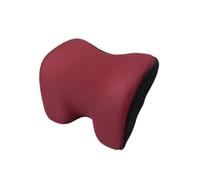 CIYODO Almohada de Soporte para Cuello y Cabeza Almohadilla Ergonómica para Reposacabezas de Coche Color Rojo del Dolor Cervical y Trayectos Largos