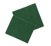 CIYODO Almohadillas Reutilizables y Lavables 2 Piezas Esteras de Césped Artificial Verdes , Cortables y Fáciles de Instalar para Nidos de Gallinas para Gallineros y Puesta de Huevos