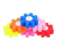 CIYODO Antivibrador de Silicona para Raqueta de Tenis, Forma de Flor, Juego de 6 Unidades, Accesorio Deportivo para Partidos y Prácticas Color Aleatorio