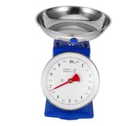 CIYODO Báscula De Cocina Analógica Vintage 10 Kg Con Recipiente Extraíble Acero Inoxidable Mecánica Para Medición Ingredientes Secos y Carne Uso Doméstico