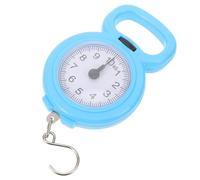 CIYODO Báscula de Mano Portátil Gancho en Forma de 8 Mini Báscula de Resorte Azul Ligera y Precisa para Equipaje y Pesca Adecuado para Viajes y Actividades al Aire Libre
