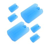 CIYODO Bloques de Hielo para Ventilador y Cadena de Frío Tamaño Medio Reutilizables y Portátiles Caja Refrigerante para Transporte y Picnic Paquete de 6 Unidades para Conservar