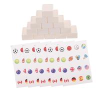 CIYODO Bloques de Mahjong de Estilo Deportivo Conjunto de Fichas de Plástico para Tema de Playa para Ejercitar la Atención y el Infantiles