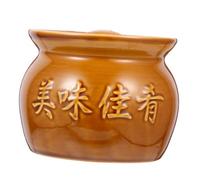 CIYODO Bol de para Sopa con Tapa Olla para Guisos Casera Resistente y Ecológica Diseño y Calentamiento Uniforme para Cocina y Hogar