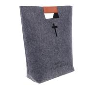 CIYODO Bolsa De Almacenamiento Grande De Fieltro para Biblia Tote Elegante y Versátil para Uso Diario Viajes y Compras