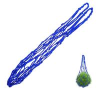 CIYODO Bolsa de Malla de Nailon Resistente para Alimentación de Ganado y Aves de Corral Tamaño Mediano Color Azul Comedero Colgante Práctico para Pollos y Agricultura Bolsa Ligera