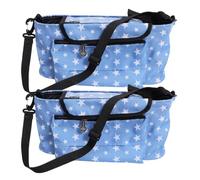 CIYODO Bolsa Organizadora para Carrito de Ñiño Azul Múltiples Compartimentos, Resistente a Condiciones Exteriores, Material Poliéster y Aleación de Aluminio Adecuado para Viajes y Paseos