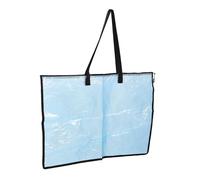 CIYODO Bolsa Organizadora Transparente de Gran Capacidad para Posters y Documentos Resistente al Agua con Cremallera para Almacenamiento de Arte y Papelería Escolar Portátil y Duradera