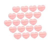 CIYODO Bolsas Autosellantes para Joyas Pequeñas en Forma de Corazón 20 Piezas Color Rosa Bolsa de Embalaje Decorativa Cierre Hermético Organizador para Anillos y Collares Adecuado