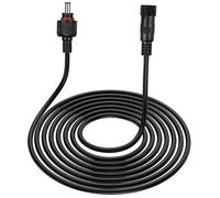 CIYODO Cable alargador de cobre para lámparas solares y bombas de agua, 4,9 metros, con revestimiento de silicona, adecuado para suministro de energía solar de 12 V y 24 V
