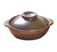 CIYODO Cacerola De Cerámica Para Cocinar Arroz y Estofado, Grande Doble Asa, Resistente Al Calor, Utensilio De Cocina Hogar, Adecuado Para Fogones y Guisos Tradicionales