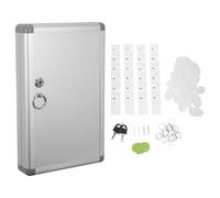 CIYODO Caja de gestión de Claves Comercial Organizador Clave Organizador de Llaves de Coche Titular de la Llave del Coche Silver