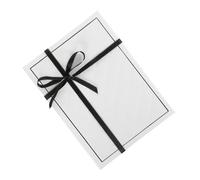 CIYODO Caja de Plegable Blanca con Lazo para Cumpleaños Fiestas y Propuestas Diseño Compacto y Reutilizable para Presentaciones Elegantes