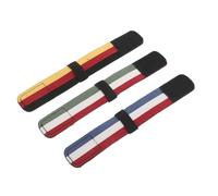 CIYODO Calcomanías para Volante de Automóvil Diseño de Bandera Italia, Alemania y Francia, Marcador de Alineación Central, Adhesivo Antideslizante de Poliéster, 3 Piezas para Accesorios