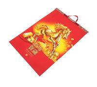 CIYODO Calendario Lunar Chino Año del Caballo Calendario Mural Mensual Tradicional con Carácter Fu Decoración Fengshui para Hogar Oficina Restaurante