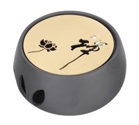 CIYODO Calentador de Té de Cerámica Japonés Compacto, Base Calefactora Creativa para Tetera, Herramienta para Calentar Té Hogar, Soporte para Vela sin Cera, Adecuado para Uso Doméstico