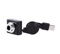 CIYODO Cámara USB para Laptop Webcam de Enseñanza Práctica con Ángulo de Sin Instalación de Controladores Material Duradero Funciones Avanzadas de Automático y Manual Color Negro