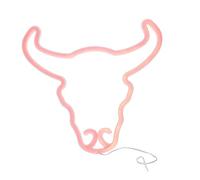 CIYODO Cartel De Neón De Cabeza De Toro Amor Corazón Luz De Neón Letrero De Neón Vaca Decoración Señales Led De Cabeza De Toro Luces De Neón Led Toro De Luz De Neón Animal Batería Niño
