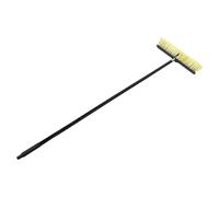 CIYODO Cepillo Barredor de Entrada de Aleación de Aluminio 80 CM Escoba de Empuje Resistente para Jardín y Terraza Cepillo Multisuperficie para Limpieza de Patios y Caminos Exteriores