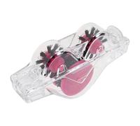 CIYODO Cepillo Limpiador de Cadena de Bicicleta Sistema de Suspensión, Diseño Transparente Rosa en Forma de Rana, Herramienta Reutilizable para Mantenimiento de Cadenas de Ciclismo