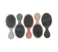 CIYODO Cepillo Masajeador de Cerdas de Jabalí para Desenredar y Alisar Cabello Peineta Portátil con Cojín de Aire Ligera y Duradera para Mujeres y Niñas