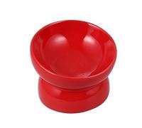 CIYODO Ceramic Pet Bowl with High Legs and Tilted Mouth for Everyday Use in The Dining Area