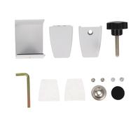 CIYODO Clip de Sujeción para Divisores de Escritorio de Aleación de Aluminio Resistente al Desgaste sin Necesidad de Taladro Ajustable para Paneles Fácil Instalación y Desmontaje para