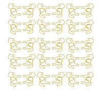 CIYODO Clips de Papel Dorados Forma de Caballo Mini Clips Metálicos de 4 Cm para Oficina y Manualidades Pack de 30 Unidades para Documentos y Organización Escolar