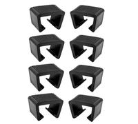 CIYODO Clips para Muebles de Patio y Sofá Exterior de Plástico Sujetadores para Sillas y Módulos de Ratán Tamaño 43 CM y 525 CM Pack de 8 Piezas para Muebles de Jardín