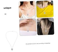 CIYODO Colgante Urna Cenizas Acero Inoxidable Resistente Collar Memorial Corazón para Mujeres Recuerdo Seguro de Cenizas y Mascotas