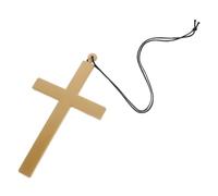 CIYODO Collar de Cruz Decorativa de Plástico para Hombres y Mujeres Accesorio de Halloween y Cosplay Religioso para Decoraciones de Fe y Duradero